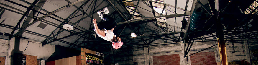 Cool photo of Jenna Banner skateboarding on half pipe